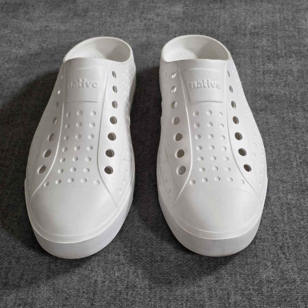 Native Jefferson Sugarlite Clogs Slip On Shoes Mens US 8 Women US 10 White Beach - Picture 2 of 16